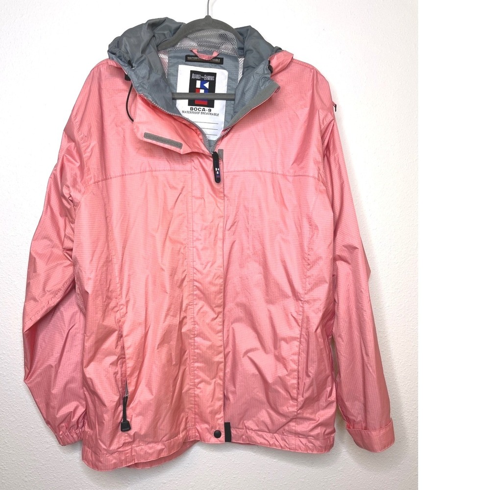 Against The Elements Women Jacket Boca-9 Waterproof Breathable L Pink